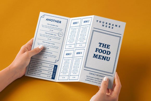 Download Boxes Food Menu Full Stationery Identity - Menu Collection