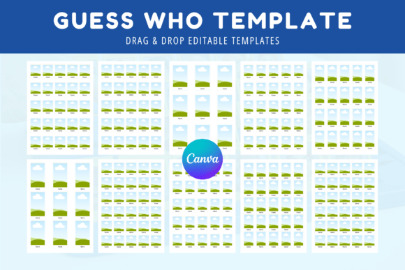 Download Guess Who Template Canva Editable PDF - Template Collection