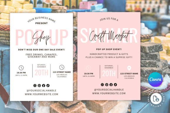 Download Canva Pop Up Shop Flyer Template - Template Collection