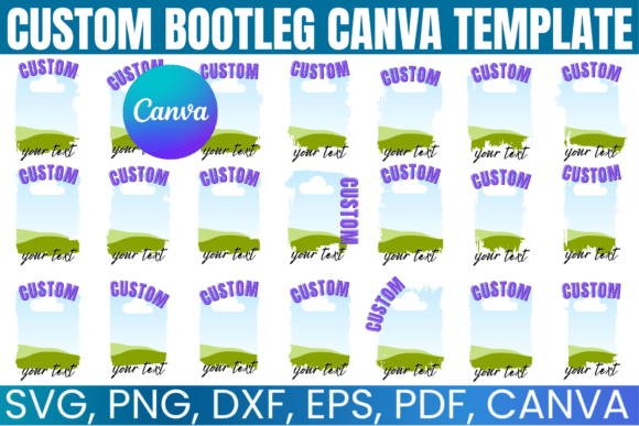 Download Bootleg Canva Editable Template Bundle - Premium Bundle
